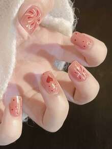 Semi Cured Gel Nail Strips, 20Pcs Long Lasting Salon Quality Wraps, Easy Apply & Remove Gel Nail Stickers With UV Light - Multicolor - View 4