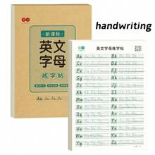 Cuaderno de práctica de letra cursiva y manuscrita, incluye manual de práctica de escritura para 26 letras de la A a la Z, cuaderno grande, papelería educativa adecuada para estudiantes y principiantes, adecuada para enseñanza en el hogar, práctica diaria y práctica de caligrafía escolar - Multicolor - Ver 11