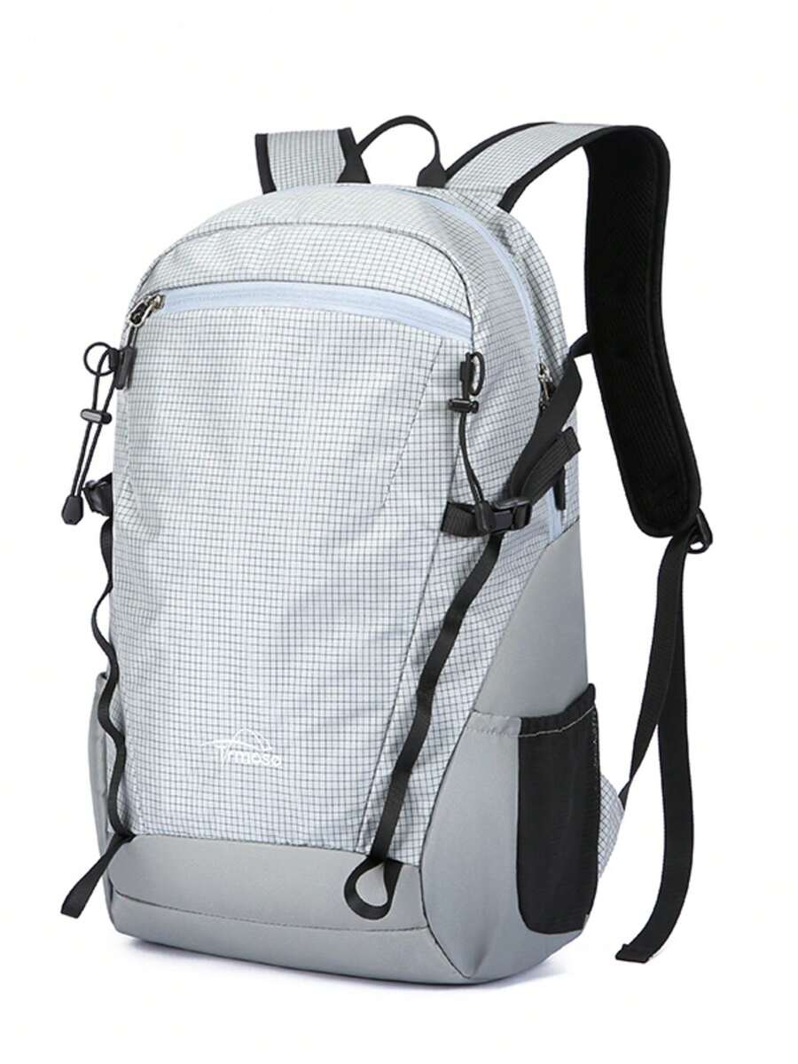 1 pièce Sac à dos de randonnée unisexe léger à grille résistant à l'eau pour l'aventure en plein air et l'usage quotidien - Multicolore - Voir 1