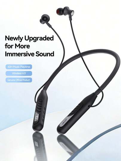  Acer OHR635Pro Sports Wireless Bluetooth Neckband Headphones, ENC Noise Cancelling Call, Immersive Surround Sound, Comfortable Lightweight Design, 5.4 Chip Low Latency Stable Transmission, Long Standby, Compatible With Smartphones & Tablets