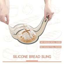 2/1pc Silicone Bread Baking Mat, Oval & Round Shape, Non-Stick Reusable Baking Pad, Easy To Clean Dutch Oven Liner, Sourdough Baking Supplies, Suitable For Bridal Shower, Home Decor, Graduation Gift, Birthday Party, Room Decoration - View 4