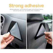 Osilly Organizador de bolsillo lateral para asiento de coche piel sintética soporte para anteojos de sol bandeja para asiento mini bolsa de almacenamiento accesorios interiores del automóvil puerta y ventana - Gris - Ver 4