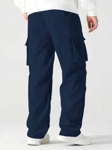 Men's Hiking Pants, Cargo Pants With Drawstring And Multiple Pockets For Travel, Hiking, And Physical Activities - Grey - View 2