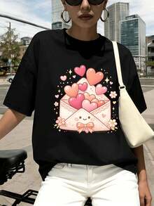 Women T-Shirts - Black - View 1