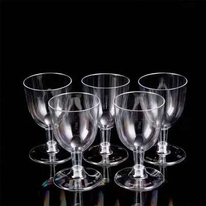 60pcs/Set - 1pc/Set Vintage Champagne Glasses, Stemware With Detachable Base, Portable Diamond Grape Goblets, Fruit Cups, Beverage Glasses, Suitable For Birthday Party, Valentine's Day, Wedding, Dining, Multi-Purpose Household Items