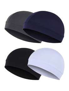 1pc Unisex Outdoor Cycling Cap, Summer Windproof Sunscreen Sports Hat, Soft Cycling/Motorcycle Liner, Suitable For Daily Riding,Beach,Holiday Ski Masks - Multicolor - View 6