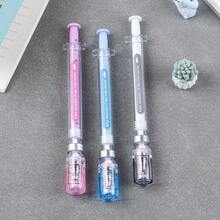 1/3pcs Creative Needle-Shaped Signature Neutral Pens, Simulated Injection Syringe Design Stress Relief Injection Pen, Random Color Delivery. School Supplies, Back To School Season - Random Color - View 8