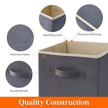 Storage Baskets - Gray - View 4