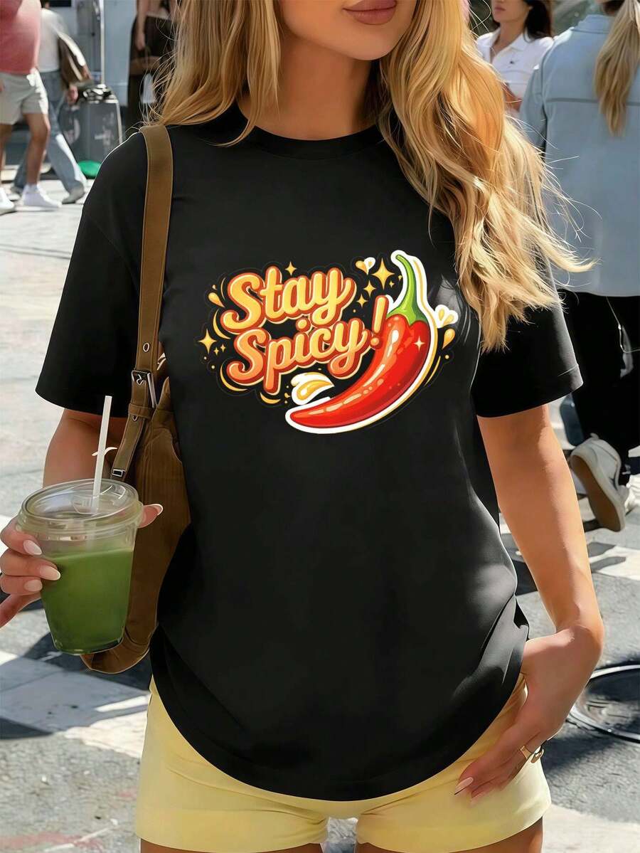 Women T-Shirts - Black - View 1