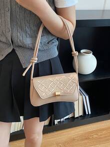 2026 New Minimalist Versatile Baguette Crossbody Bag, Shoulder Bag, Underarm Bag For Women, Highly Attractive - Khaki - View 9