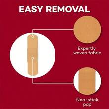 10/201pcs Can Be Used In All Seasons, And Is Suitable For All Ages, Elastic Fabric Bandages, Boxed, Individually Packaged, Skin Color Adhesive Bandages, Suitable For First-Aid Wound Care, Suitable For Cuts, Bruises And Blisters, And Value-For-Money Suits. - Xem 3
