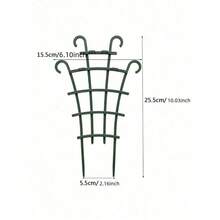 5/3/1 Piezas Enrejado de celosía apilable, herramienta de jardinería multifuncional para plantas trepadoras de balcón como hiedra y jazmín, rejilla de soporte para plantas, material de plástico | Apilable, trepador | Plantas en maceta | Pequeño | Fácil de usar - Multicolor - Ver 10