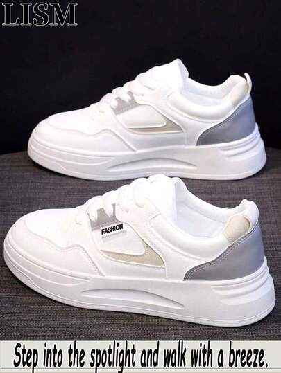 1双女士休闲时尚运动鞋，学生百搭平底鞋