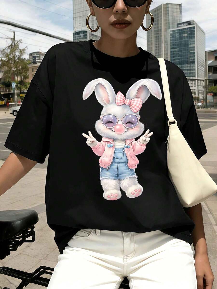 Women T-Shirts - Black - View 1