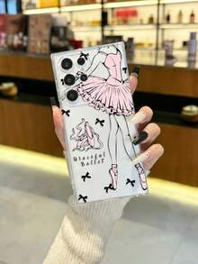 Colorful Painted Anti-Drop Transparent Minimalist Fashionable Phone Case Compatible With IPhone 17/17 Pro, 16/15 XR/7/8, 16 Pro Max, 13/14/11/12 Pro Max, Galaxy, 10/9/Note 9/12C/Note 11 Pro/Note 8 Pro/9C/9A - Multicolor - View 3