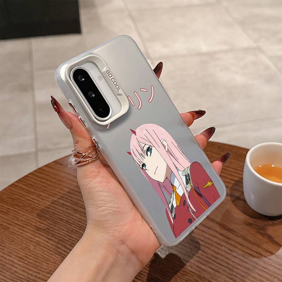 D-Darlings In The F-Franxx Zero Two Phone Case Is Suitable For Samsung Galaxy A56 A26 A36 A55 A35 A06 A16 A05 A14 A24 A34 A54 A15 A05S A25 A23 A33 A53 A73 A13 4G 5G Anti-Drop Matte Back Cover YUCP - Mixed Colors - View 1
