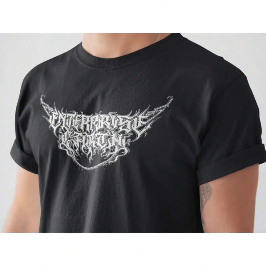 Playera Camiseta Enterprise Earth Overpass - Negro - Ver 1
