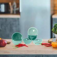 Oggi - Juego de 6 cuencos de colores 114 cm de diámetro ideal para sal y pimienta condimentos mini cuencos cuencos de preparación para cocinar cuencos Mise en Place embutidos - Misceláneas - Ver 4