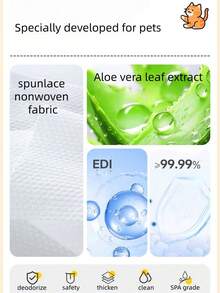 Pet Cleaning, Eye, Chin, Leg, Paw, Wet Wipes, Cats, Birds, Rabbits, Pigs, Hamsters, Small Wet Wipes, Dog Cleaning, Tear Removal, Eye Wiping, Body Wiping, Butt Wiping, Pet Specific, Deodorizing, Odor Removing, Sanitary Wet Wipes And Tissues, - View 3
