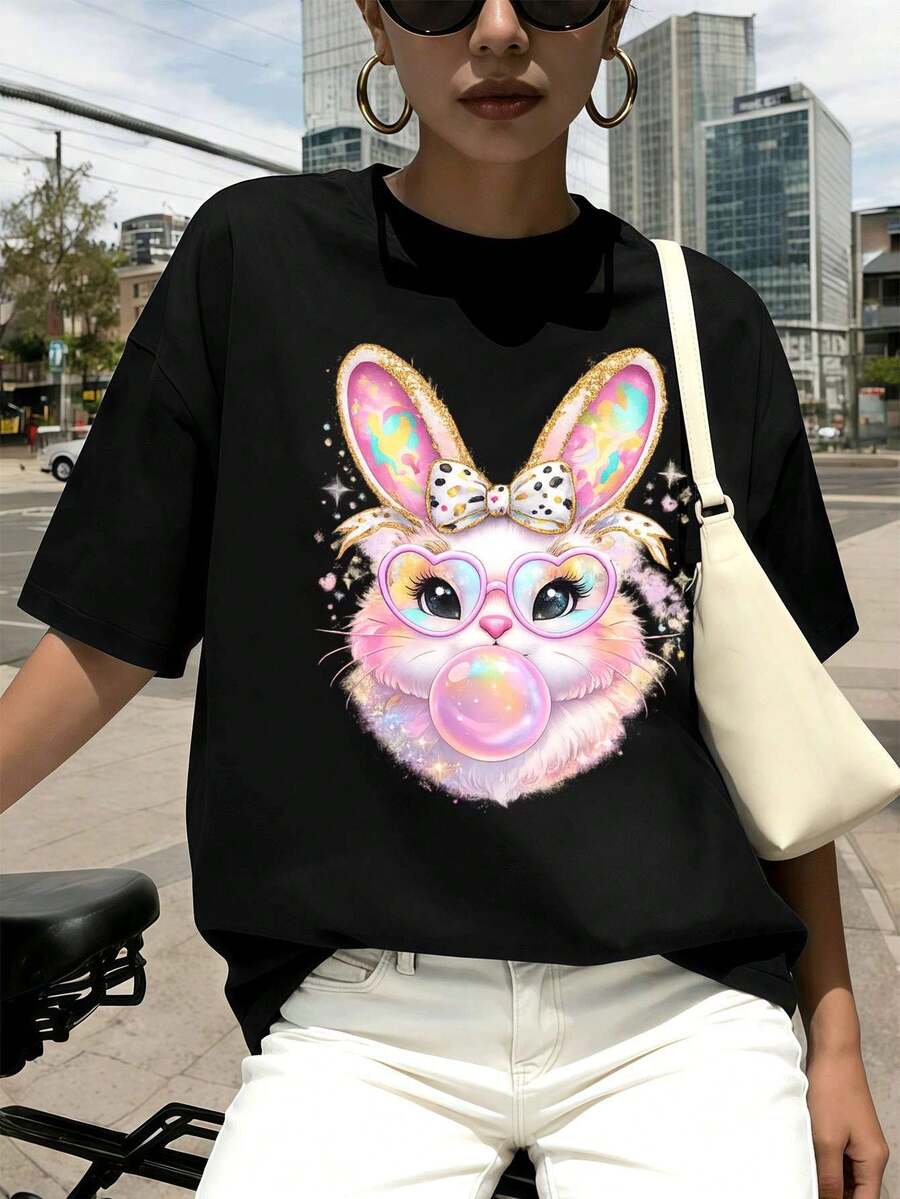 Women T-Shirts - Black - View 1