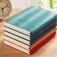 A5 Left-Handed Sheep Leather Notebook, 360 Pages Of High-Quality Eye-Friendly Paper, A5 Inner Paper, Simple, Portable, Waterproof, Suitable For School And Office - Multicolor - View 8