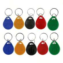 125kHz T5577 RFID Proximity ID Karte Schlüsselanhänger Nahbereichs-ID Token Tag kann für Zugangskontrolle, Türschlösser, Aufzüge und verschiedene Smart Access Control Systeme umgeschrieben werden (125KHZ) (10 Stücke) (gemischtes Set) - Mehrere Stile - Übersicht 10