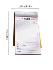 1pc/2pcs, General Order & Account Book For Catering, Restaurant & Hotel - A - View 6