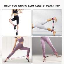 3pcs Butt Lifting Trainer Set, Including Power Rack, Glute Kickback, Ankle Resistance, Elastic Trainer, Ankle Strap, Leg Resistance Bands, Body Shaping & Slimming - Pink - View 5