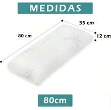 Almohadas Viscoelásticas antialérgica con aloe vera , ideal para completar tu equipo de descanso Fabricado en España - Blanco - Gris - Ver 11