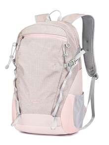 1 pièce Sac à dos de randonnée unisexe léger à grille résistant à l'eau pour l'aventure en plein air et l'usage quotidien - Multicolore - Voir 9