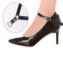 2pcs/Set Adjustable Shoe Laces For High Heels, Removable Anti-Lost Shoelaces For Women, Fashion DIY Flexible Detachable Shoelace Accessories - 7 Colors - View 3