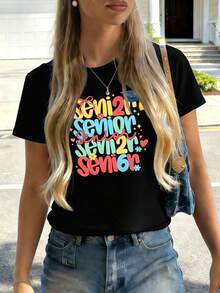 Women T-Shirts - Black - View 2