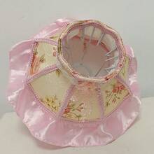 Pantalla de lámpara con adorno de encaje rosa, pantalla de lámpara de tul de princesa rosa (solo pantalla de lámpara) - Pantalla de lámpara de princesa rosa - Ver 3