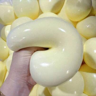 1pc New Extra Large Plush Soft Squishy Cheese Ball Stress Relief Toy, Perfect Gift For Birthday, Holiday, Christmas