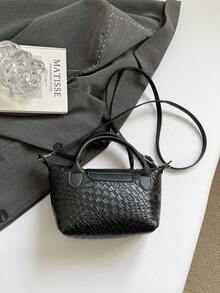 A Lightweight And Compact Minimalist-Style Ladies Crossbody Bag, A New Bag For 2026. - Black - View 11