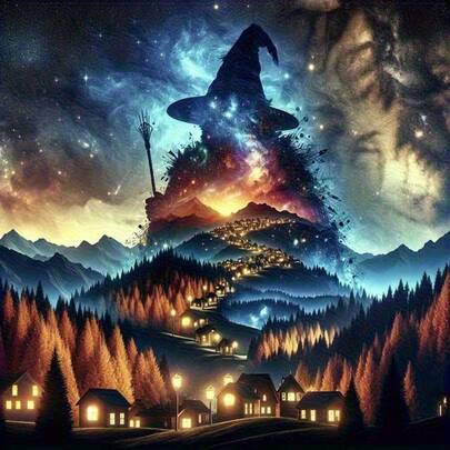 5D Diamond Painting Kit: City Night Landscape, Brilliant Lights - Ideal For Home, Bedroom And Entryway Wall Decor, Perfect Gift For Easter, Independence Day, Halloween And Other Holidays