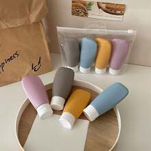 Refillable Travel Containers, Shampoo, Toner, Body Wash, Nude Travel Cosmetic Bottles - One Size - View 5