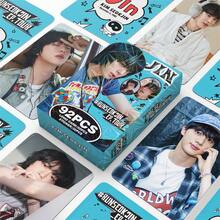 92pcs JIN Photocard, Style Photo Cards, Stickers For Scrapbooking, Greeting Cards - Multicolor - View 1