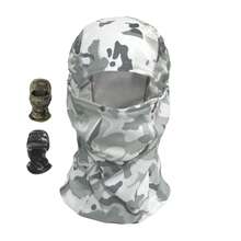 2 piezas Pasamontañas de camuflaje, unisex, pasamontañas cálido, protección solar para el rostro, máscara ligera resistente a los rayos UV, adecuado para motociclismo y esquí - Camuflaje - Ver 12