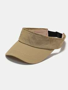 1 pieza Sombrero de sol ajustable con apertura superior, sombrero ligero de protección solar para mujer, estilo de verano - Estilo 1 - Ver 5