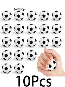 20 Stück Mini Schaumstoff Fußbälle, geeignet für Fußball-Themen Geburtstagsfeiern, Schulfeste, Heimdekoration, Raumdekoration, Bürotisch-Dekoration, Partytüten. Zum Zusammendrücken, um Stress, Angst und Spannung abzubauen. Geeignet für Erwachsene. Weltmeisterschaft (5/10/20 Stück Set) - Verschiedenfarbig - Übersicht 10