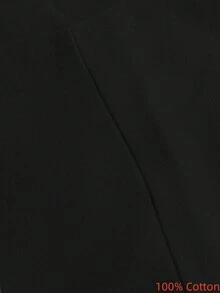 T-shirt homme ample, style hip-hop, imprimé au dos, coupe confortable et décontractée, idéal au quotidien, pour un look décontracté à la maison, en toute saison. - Dos noir 2 - Voir 5