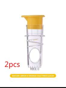 2026 New Spiral Manual Citrus Juicer, A Portable Lemon Squeezer With Tap And Lid. It Is Very Suitable For Making Cocktails And Cooking. - Multicolor - View 13