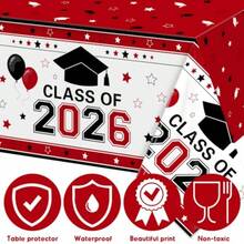 Party Tablecloth - Red - View 3