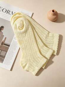 1/3 Pairs Women's Casual Short Socks, Cute Hollow Mesh Design With Ruffle Trim, Fashionable Versatile Breathable Socks, Suitable For Daily Wear - Multicolor - View 4