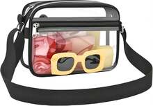 MAY TREE Clear Bag For Stadium Events, Small Clear Purse Suitable For Concert Outfits, Sports, Work And Festivals - ColorA - View 1