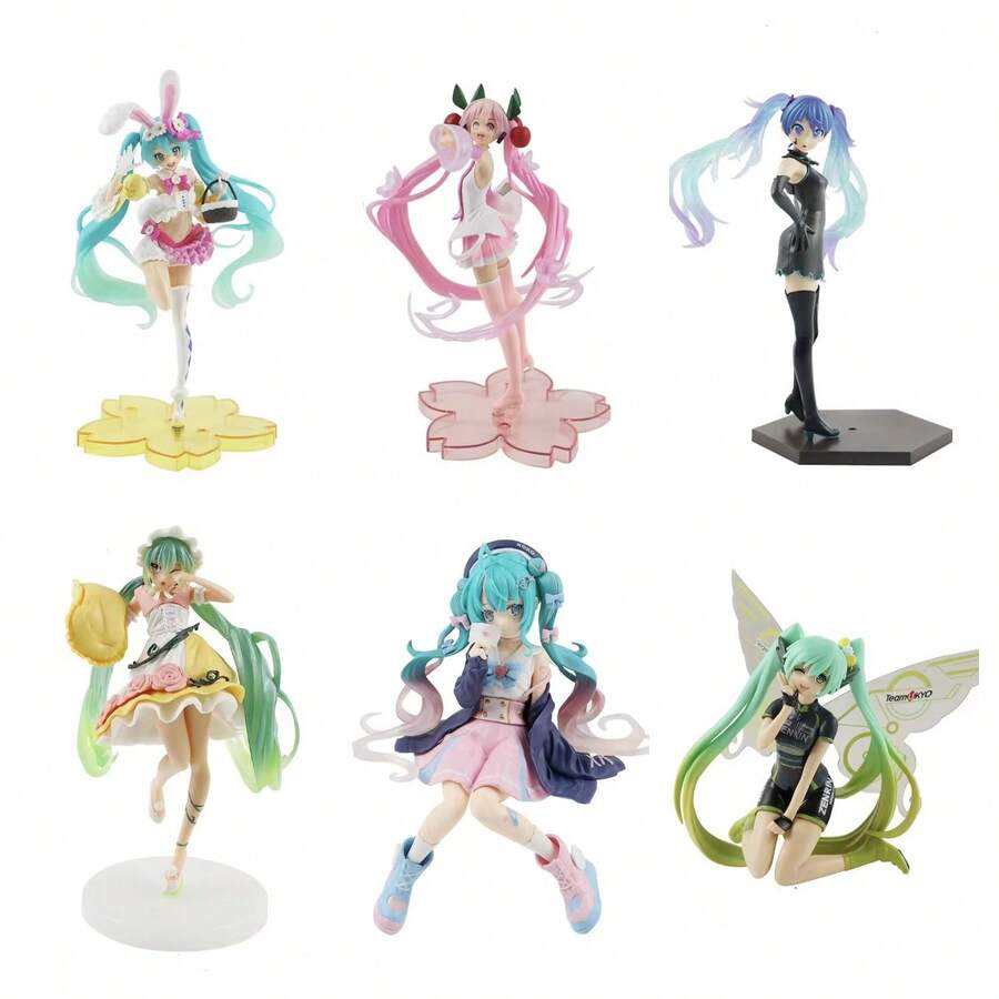 High Quality Version Anime Figure, PVC Sakura Figurine, 2D Beautiful Girl Model, PC Case Decor, Desktop Display Ornament, Bedroom Desk Decor, Car Interior Ornament, Counter Display Statue, Kawaii Manga Collection Gift For Anime Fans & Collectors - 17 - 查看 1