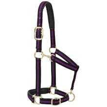 Weaver Caballo Acolchado de Nailon Ajustable para Caballo Azul 2 5 cm de Ancho - Azul/Negro - Ver 5