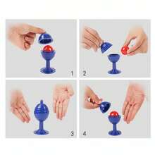 Disappearing Ball Magic Cup Trick, Close-Up Stage Magic Performance, Magic Prop, Vanishing Magic Cup, Close-Up Magic, Magic Show, Holiday Prop - Multicolor - View 3