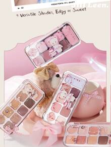 jill leen 9-Color Eyeshadow Palette, Suitable For Daily Makeup, Great Gift For Girlfriend - 903 - View 4